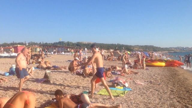Крым.севастополь.пляж Любимовка