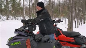 Quick Lock snowmobile handlebar bag system by Sled Solutions