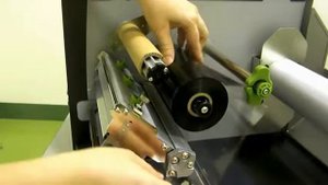 Как установить риббон в принтер этикеток TSC TTP-2610MT /368MT
