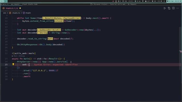 Tutorial Dasar Actix-Web #11 - Request