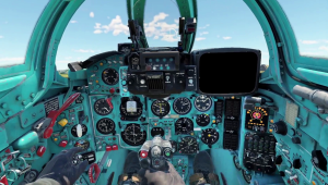 Вылет на МиГ-27М в VR шлеме в War Thunder.