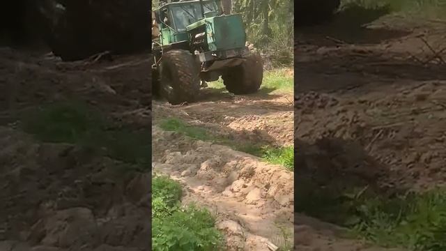 Т-150 лесовоз в деле(480P).mp4 смотреть онлайн