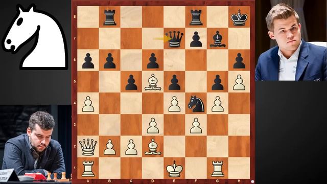 Непомнящий - Карлсен. ГРУБЫЙ ЗЕВОК в партии за лидерство. Шахматы смотреть онлайн