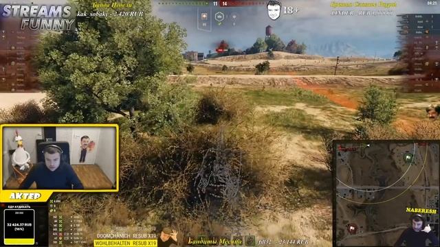 АКТЕР В WoT #372 | СДЕЛАТЬ 6К НА ГРИЛЕ! ДИКИЙ ПОТ!