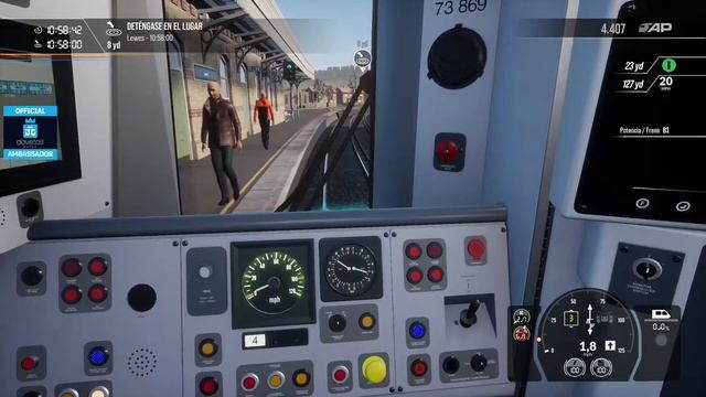 Tsw2, East Coastway, Class 377, Brighton-Seaford. 1080/60 Fps. смотреть онлайн