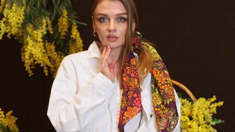 Платок из хлопка, 10285-8, 76х76см