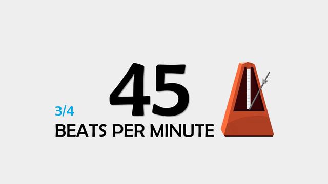 45 BPM 3/4 Metronome смотреть онлайн