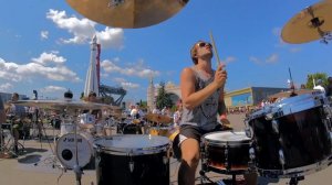 smattdrum- Gorky Park- Moscow Calling (RockNMob #10) flashmob drum cover