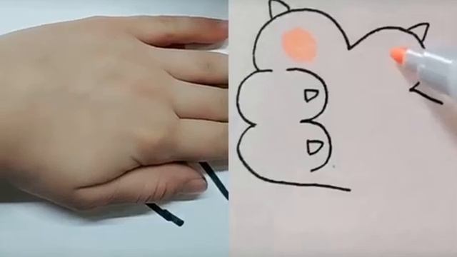 Как правильно рисовать лапку смотреть онлайн