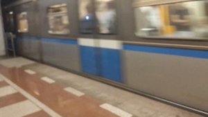 Прибытие поезда русич на станцию парк победы