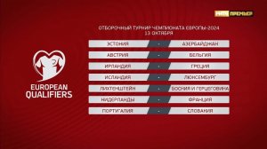 Чемпионат Европы- 2024. Отборочные матчи. Обзор от 13.10.2023