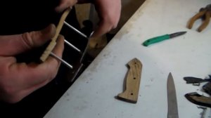 Стандартная ручка на нож своими руками