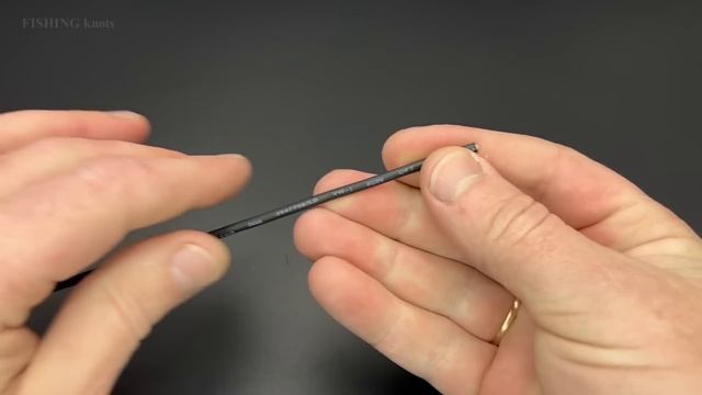 Hook for spinning made of wire and rubber. Production for feeder rod