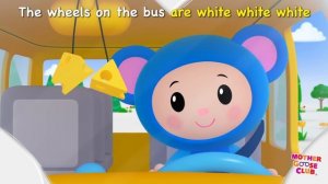 Baby Drives in Paint | Wheels on the Bus Color Song | Mother Goose Club Kid Songs and Phonics Songs