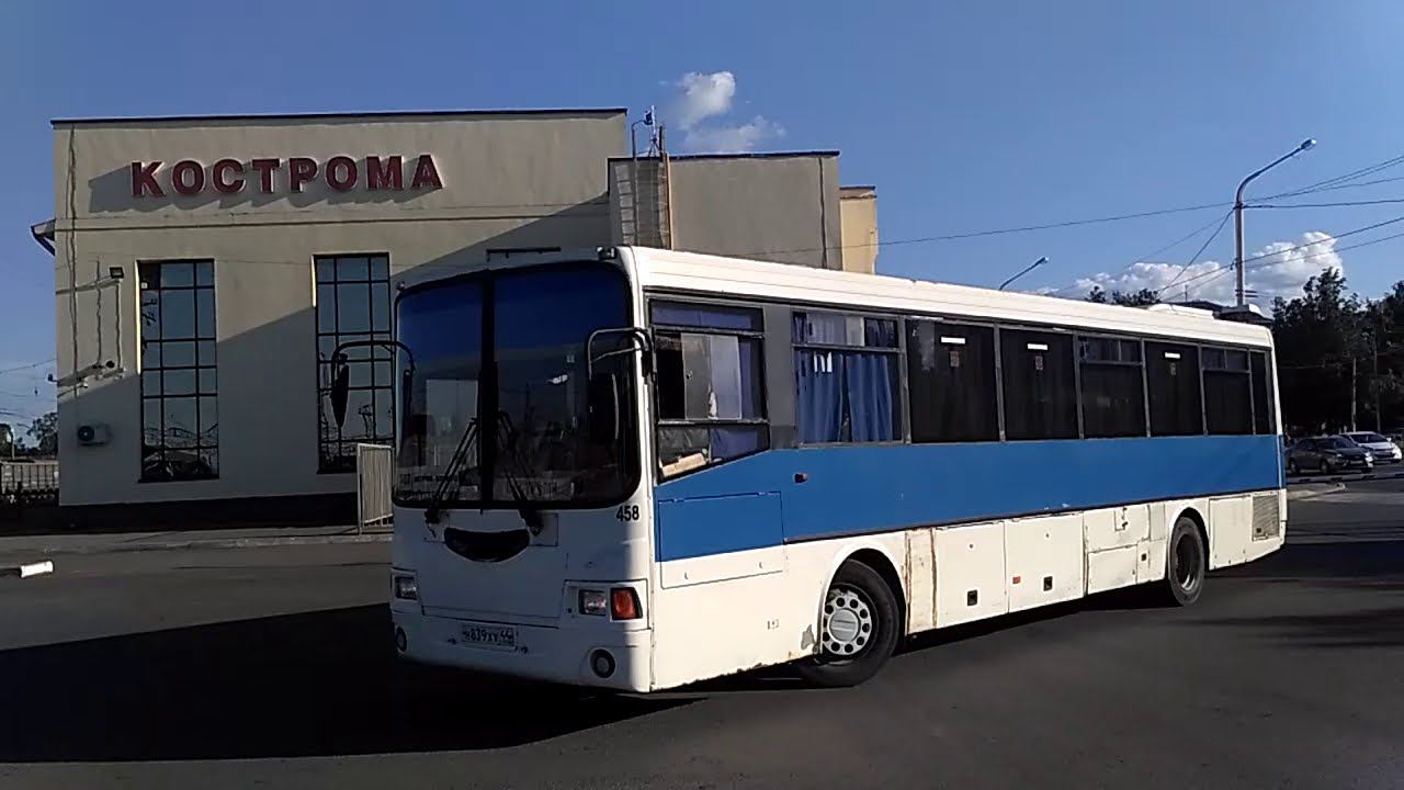 Кострома. ЛиАЗ-5256. #458. ЛиАЗ-6212 #445. Июнь 2020