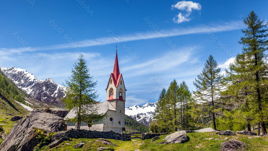 Traumtage im Ahrntal bei Kasern - Südtirol / Die Heilig-Geist-Kirche in Kasern #Süd #Heilig-Geist