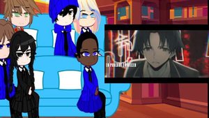 Wandinha |sala| reagindo ao rap do ayanokoji as novo estudante parte 2 kaito |gacha club