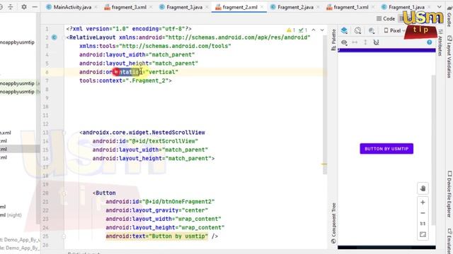 How to #Tab Layout in App| Create #Fragments in App| Set #OnClick Listener| Buttons, Images TextVie смотреть онлайн