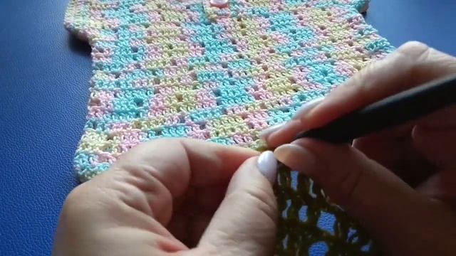 Рубашечка для малыша, детские размеры и красивая простая вязка для всех