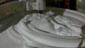 Изготовление декоративного панно из пенопласта на станке ЧПУ