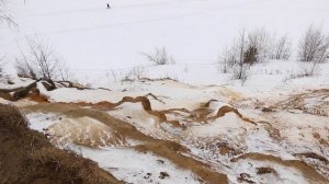 Котельники. Зимний большой карьер в Томилинском лесопарке