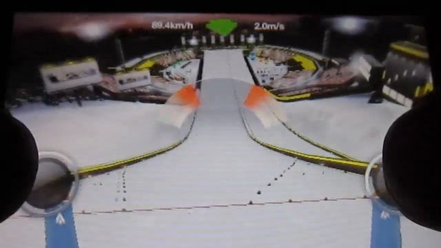 Super Ski Jump Android Gameplay HTC Explorer смотреть онлайн