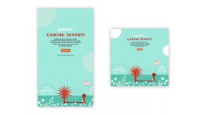 After Effects | махатма ганди джаянти *грам, вк, тикток история и сообщение