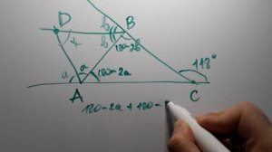 Внешний угол треугольника все решает. геометрия 7 кл.