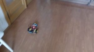 Трёхколёсная машинка-робот на ардуино. 2wd arduino robot car.