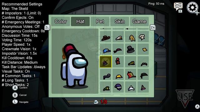 Among Us Free Hats & Skins on Switch - v2021.4.2n смотреть онлайн