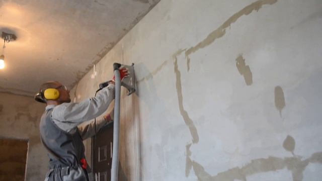 штробление без пыли штроборезом SPARKI
