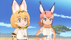 Kyururu, Serval, and Caracal’s Stomachs Growl