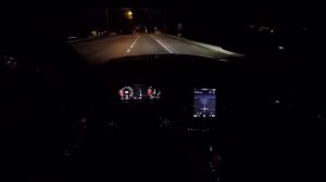 POV night test drive Volvo XC90 T6 AWD 320hp GoPro