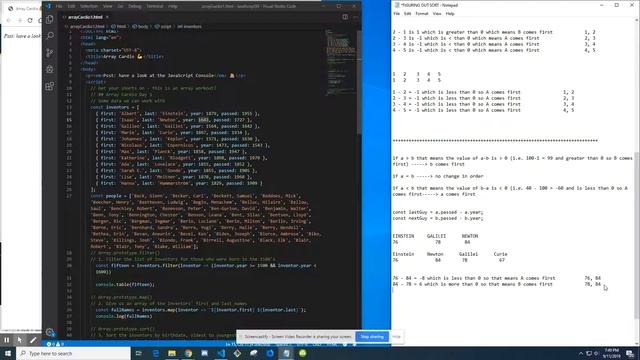 JavaScript 30 - Array Cardio 1 - Exercise 5