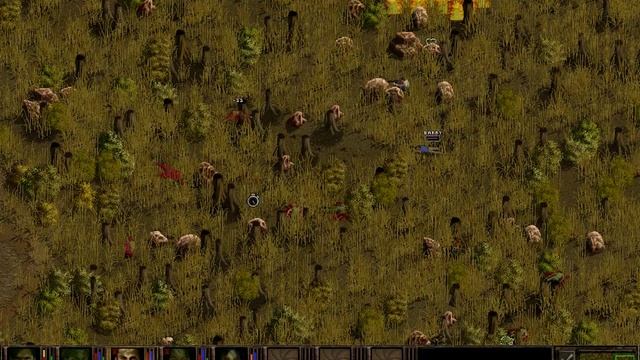 Ja2+AI - Fighting in the woods against 17 enemies (part II)