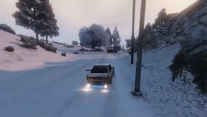 Дрифт GTA 5 Online #Новый год #ГТА #Дрифт #Урра #Снег