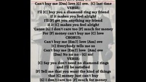 "Cant Buy Me Love." Beatles Easy play chords..
