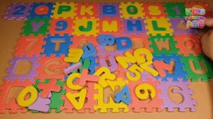 Учите Английские ABC & 123 с Eva Пазл Ковриком | Подсчитайте Цифры и Выучите Буквы Алфавита