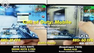 REDMI K30 vs REDMI NOTE 8 PRO ? - БОЛЬШОЕ СРАВНЕНИЕ В ИГРАХ! ? FPS+НАГРЕВ! GAMING TEST
