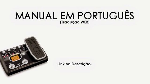 Manual em Português Zoom G2.1Nu смотреть онлайн