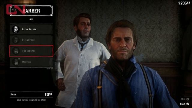 Red Dead Redemption 2 - Hair & Beard styling - How to cut hair and Shave Beard смотреть онлайн