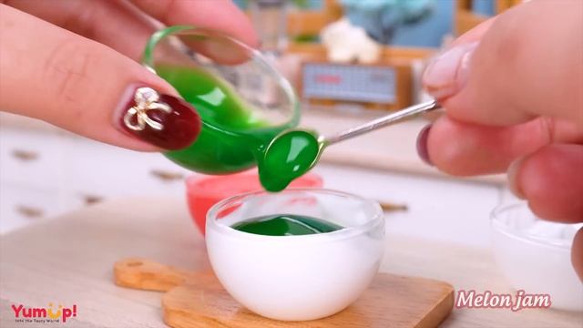 Sweet Miniature Honey Jelly KITKAT and M&M or OREO Decorating | Yummy Tiny Fruit Dessert Recipe