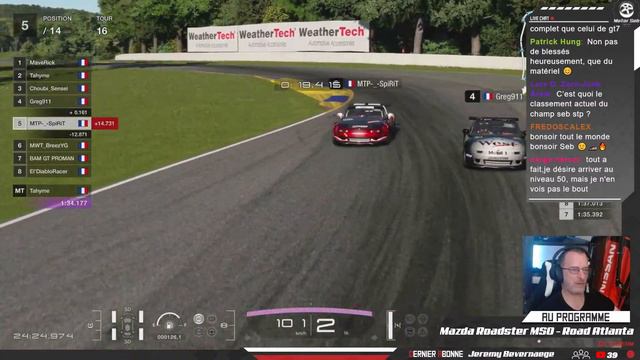 Gran Turismo 7 - Track day avec les abonnés - Mazda Touring Car MS Open - Manche 3 : Road Atlanta смотреть онлайн