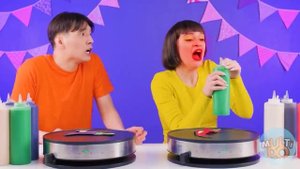 Творческий челлендж с блинчиками! Pancake Art Challenge от Multi DO