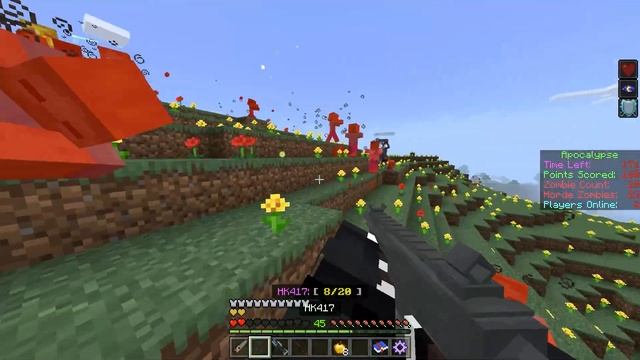 Minecraft 1.18 but in a ZOMBIE APOCALYPSE | MCPE/BE Addon/Mod смотреть онлайн