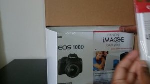 Canon 100D Unboxing & Canon EF 18-55mm Lens Kit Unboxing - 4K Unboxing