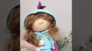 Кукла Интерьерная, кукла для Игры "Девочка в Костюме Дракоши", автор Наталья Видовская.