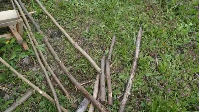 УДачные спецы - березу, называется, посадили, заборчик для посадок сделали, на видео все снимали ) смотреть онлайн