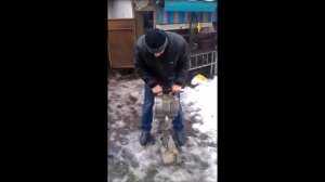 Запуск мотоперфоратора Симза Смена МП-2