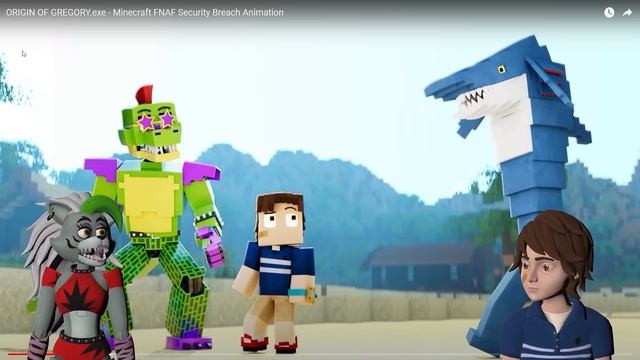 REACT to ORIGIN OF GREGORY.exe with Roxanne Wolf and Gregory ZAMination Animation смотреть онлайн